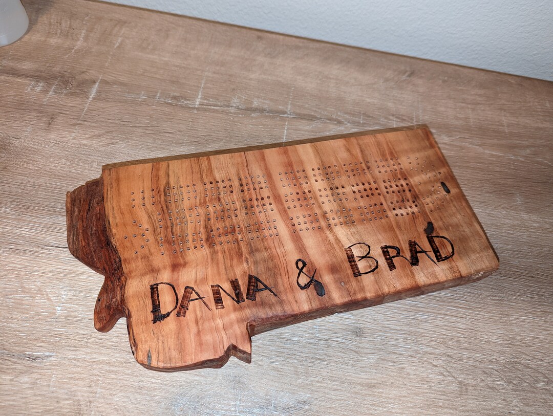 Custom Cribbage Board Etsy