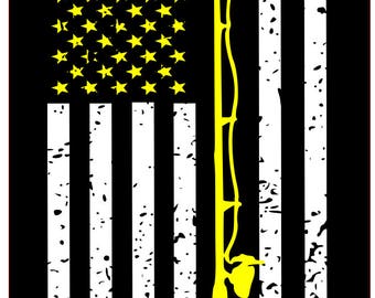 Fishing Distressed Flag SVG File, Quote Cut File, Silhouette File, Cricut File, Vinyl Cut File, Stencil