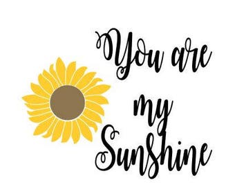 Download You are my sunshine svg | Etsy