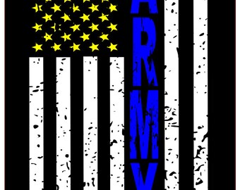 Army distressed flag SVG File, Quote Cut File, Silhouette File, Cricut File, Vinyl Cut File, Stencil