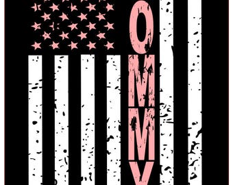 Mommy distressed flag SVG File, Quote Cut File, Silhouette File, Cricut File, Vinyl Cut File, Stencil