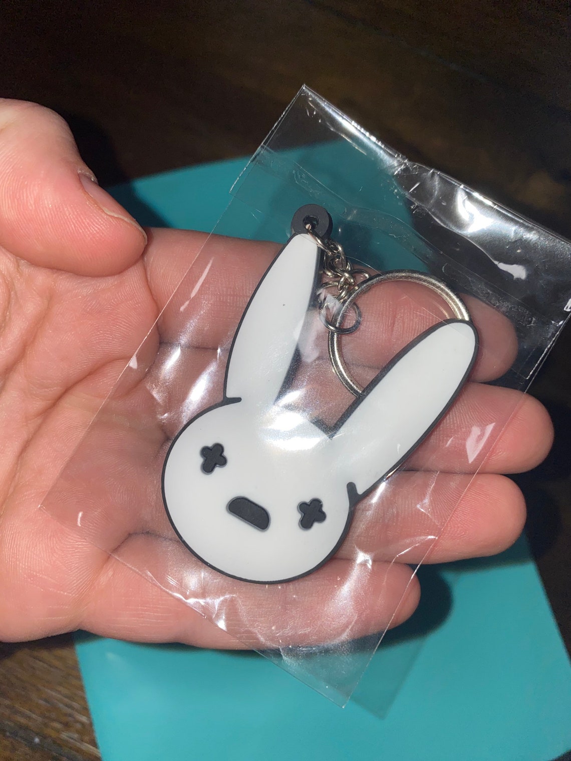 New Bad bunny keychain llavero de bad bunny Etsy