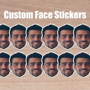 photo stickers, custom sticker, custom face stickers, custom stickers, laptop sticker, personalized stickers, personalized computer stickers