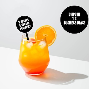 drink stirrers, swizzle sticks, custom cocktail drink stirrer, swizzle stir stick, logo drink stirrer, custom stir stick, logo swizzle stick
