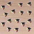 personalized face confetti, photo confetti, custom face photo confetti, graduation, graduation party decorations, graduation decorations