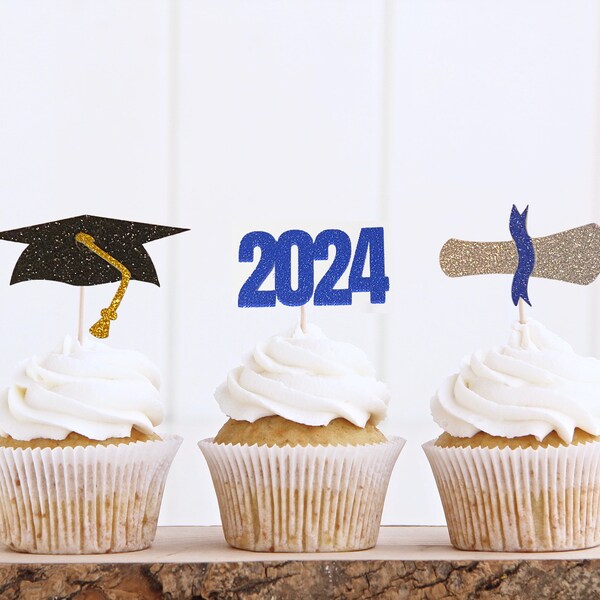 Graduation Cupcake Etsy