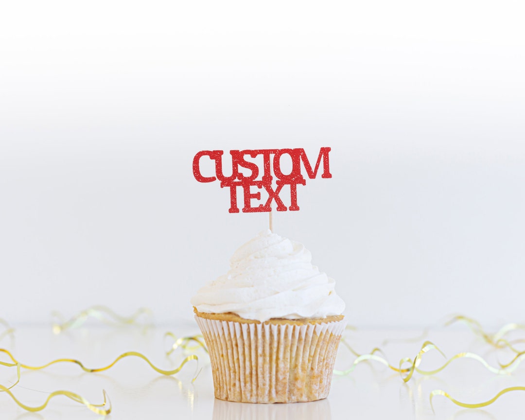 Custom Cupcake Toppers, Cupcake Toppers, Graduation Cupcake Toppers