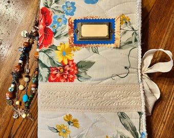Floral Junk Journal: Handmade Recycled Ephemera Book