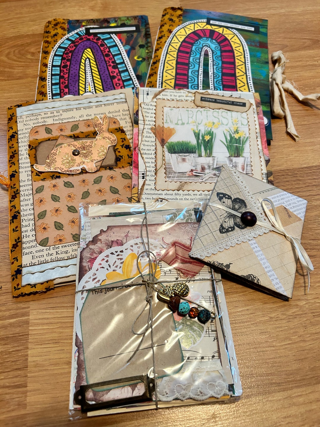Handmade Junk Journal Bundle/ Ephemera Pack - Etsy