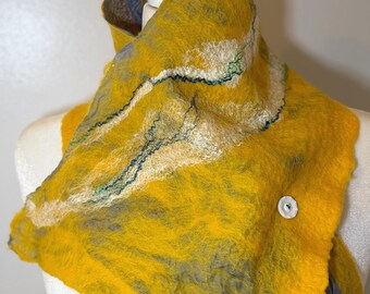 CANARIO Silk & Merino Wool Neckerchief – Handmade Bandana Scarf