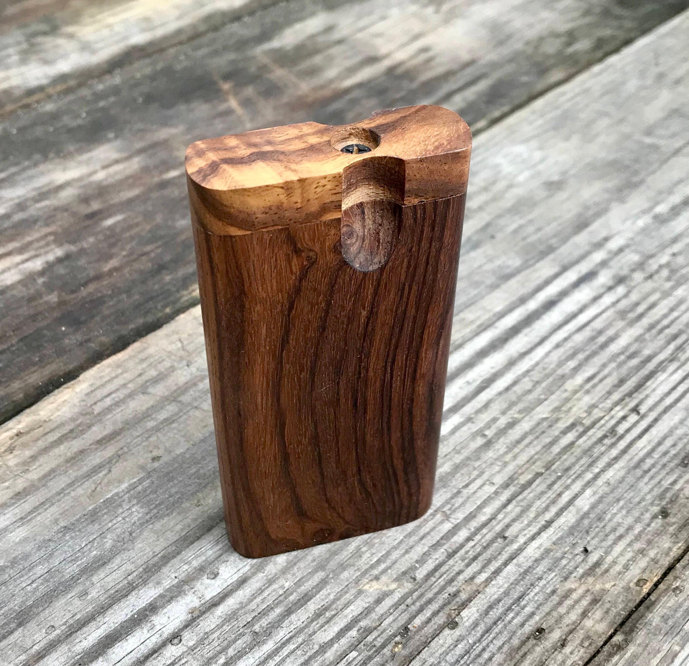 Wooden One Hitter Dugout INCLUDES Ceramic Pipe High Quality Etsy