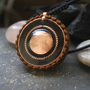 Orgonite Pendant | &quot;I AM&quot; Pendant | lost cubit tensor ring | Self Empowerment Talisman | Alignement Orgonite Pendant | FOLLOW your Intuition