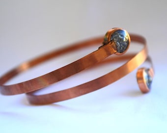 Tensor Ring Bracelet | Tensor Ring Bracelet | Tensor Rings Cuff Bracelet | Sacred Cubit Copper Cuff Bracelet |Energy Balance & Heart Healing