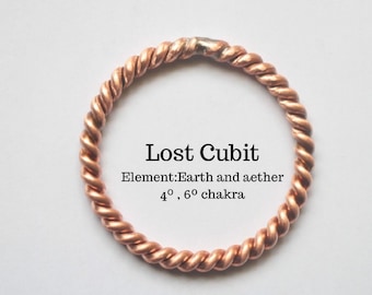 Tensor Ring, Tensor Ring Gold, Tensor Harmonizer, Tensor Ring verlorene Elle, 6 HEILIGE MAßE, Geschenk für ihren Ring, 10 Gauges Kupferdraht