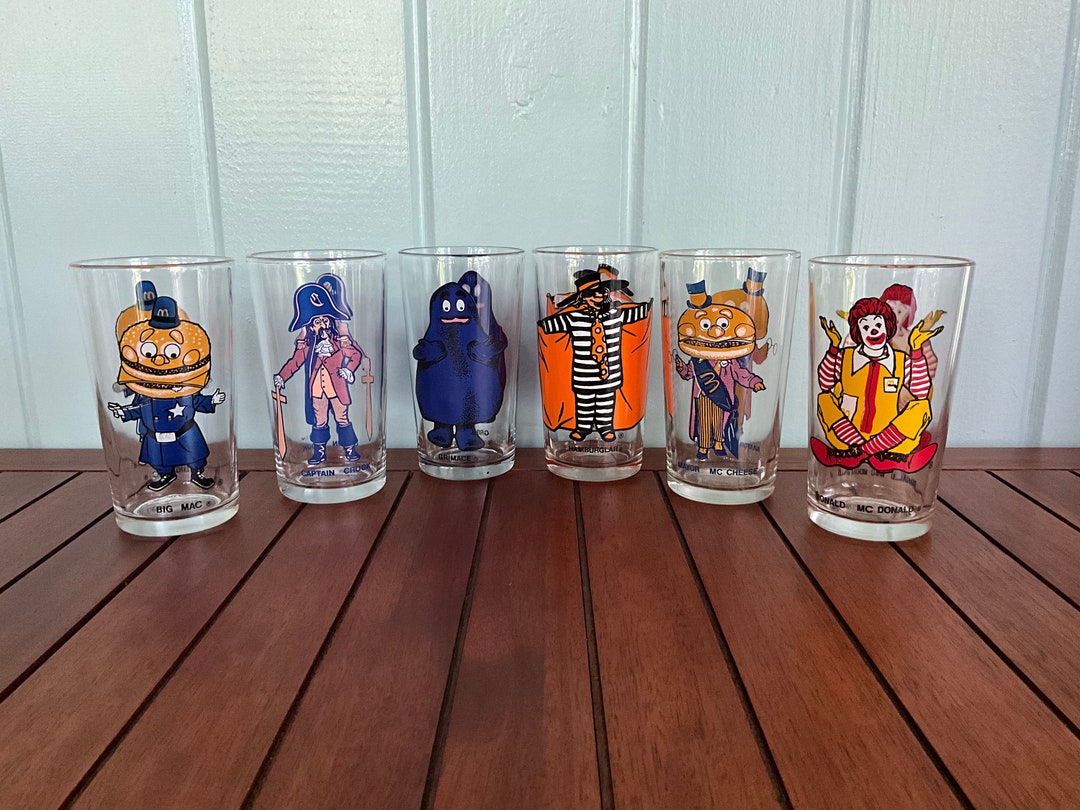 Early Mcdonald's Collector Series Glass - Mayor Mccheese, Big Mac