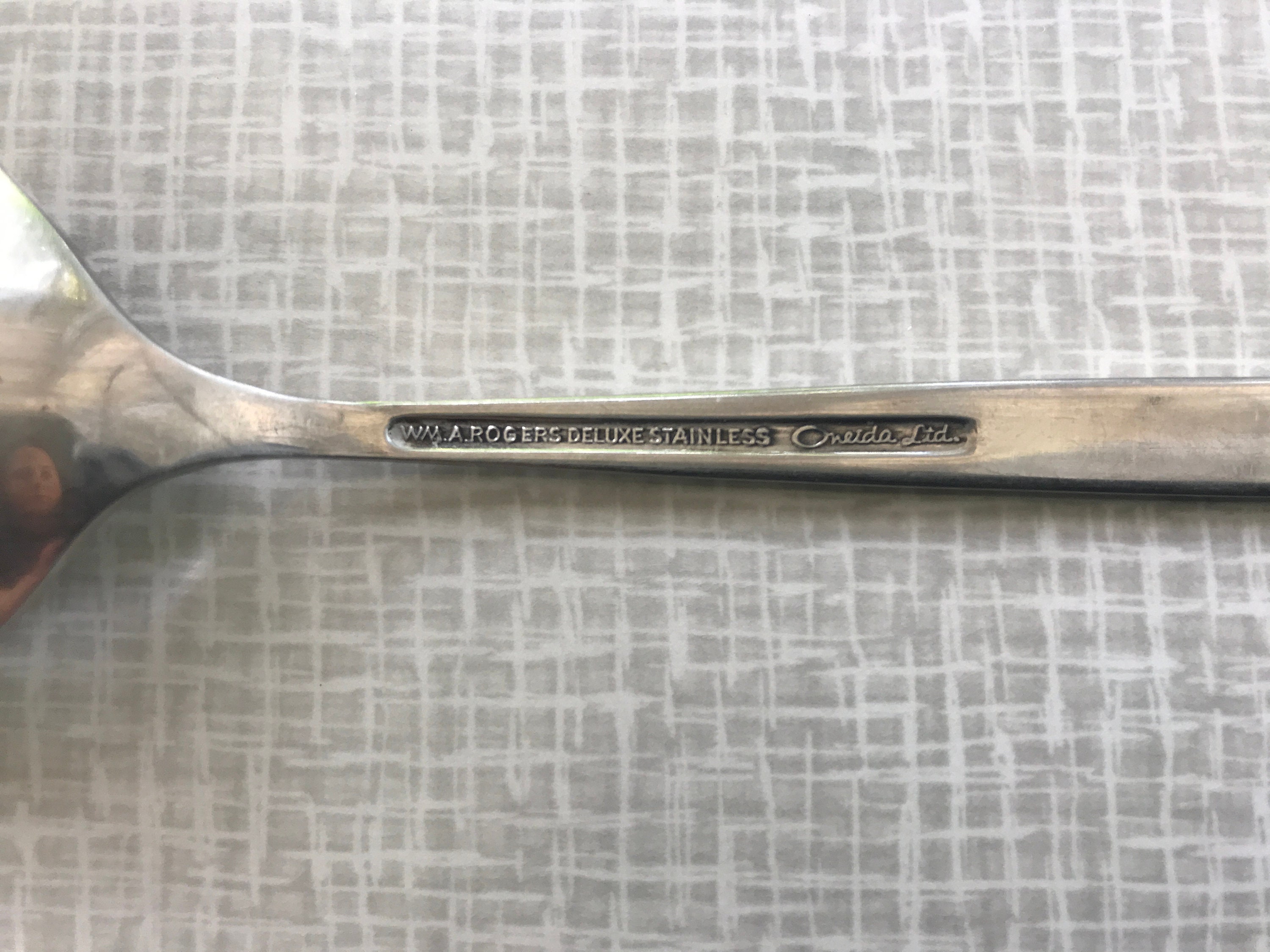 Oneida Rochestter WM A Rogers Deluxe Stainless Steel Oneida Ltd. Silverware / Flatware ...