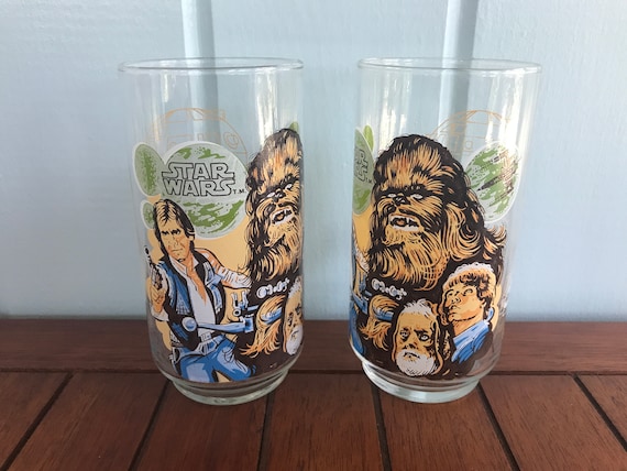 Star Wars collector glasses from Burger King (1977)