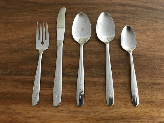 Mid Century Oneida Silver Stainless Thor Silverware / Flatware