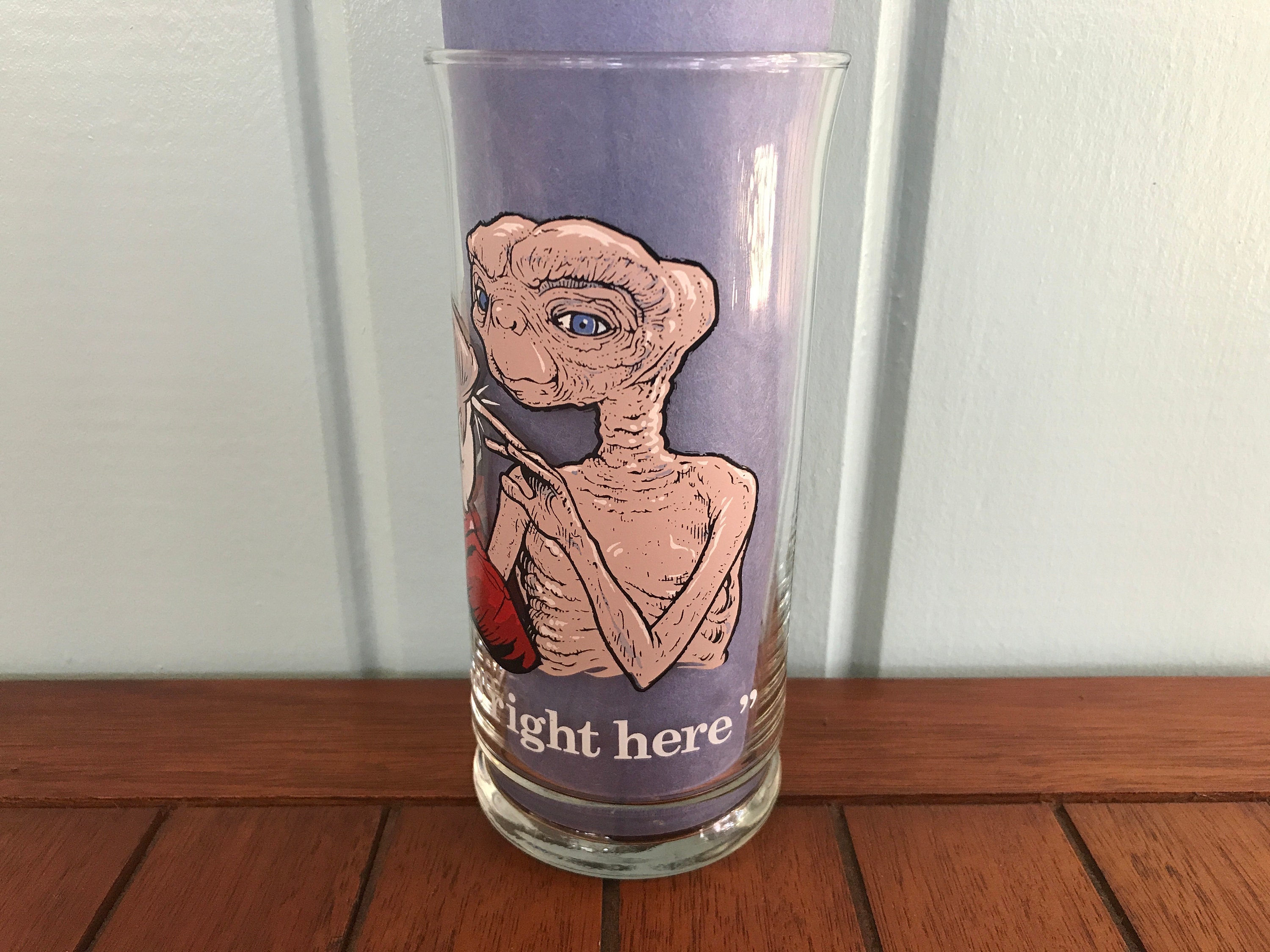 1982 E.T. the Extra-terrestrial Limited Edition Pizza Hut Collector Series  Glass - Phone Home, Be Good, Home, I'll Be Right Here - Etsy