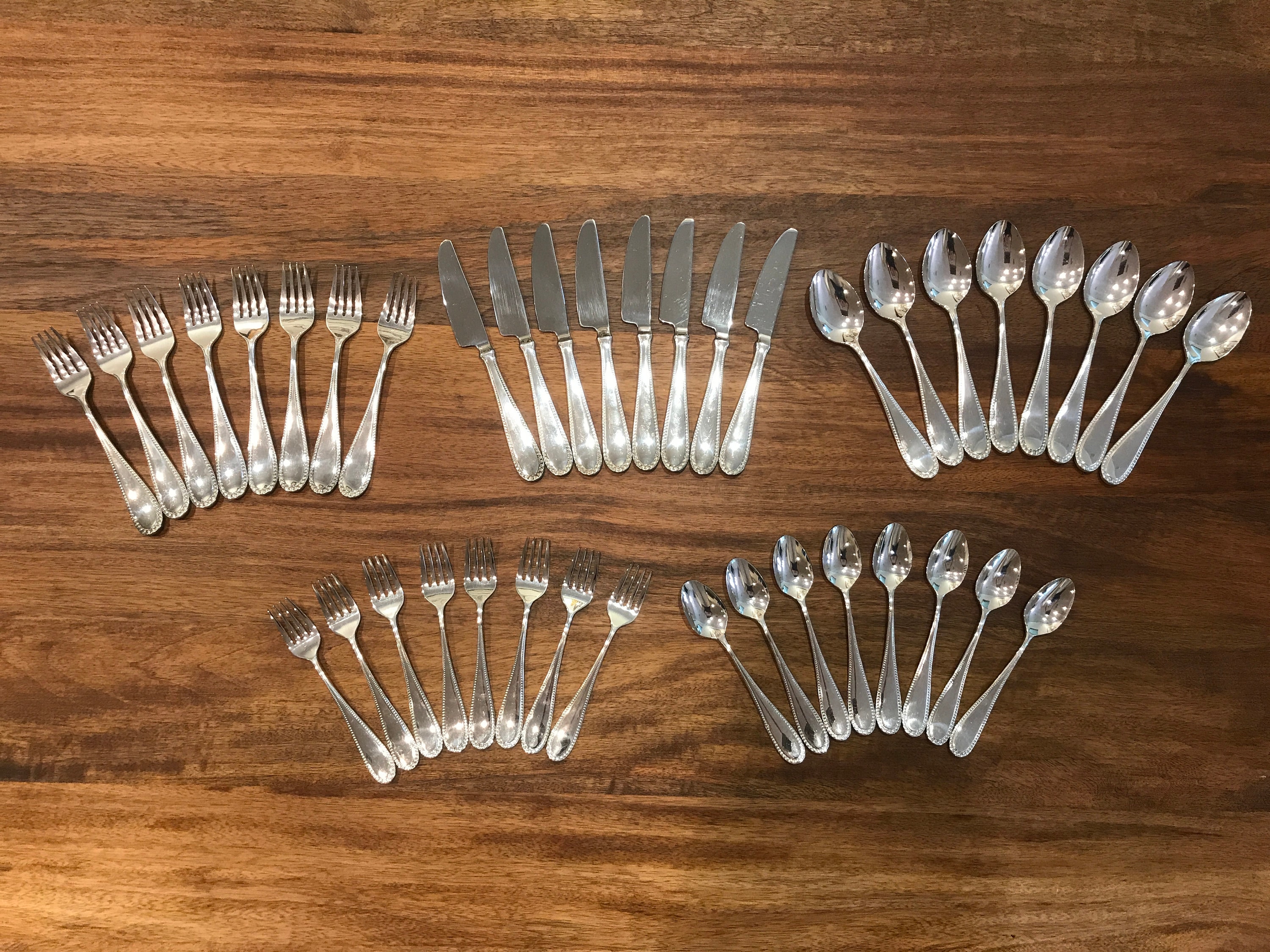 International silverplate カトラリー 7本セット