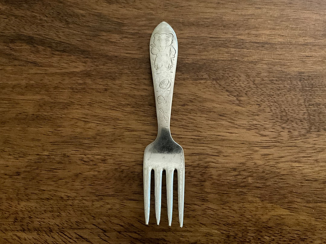 Winthrop Silver Plate Toddler / Baby Silverware / Flatware Three Bears