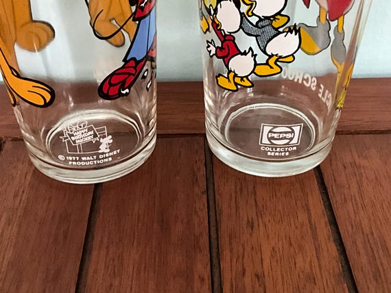 1977 Walt Disney Productions Pepsi Collector Series Glass - Happy