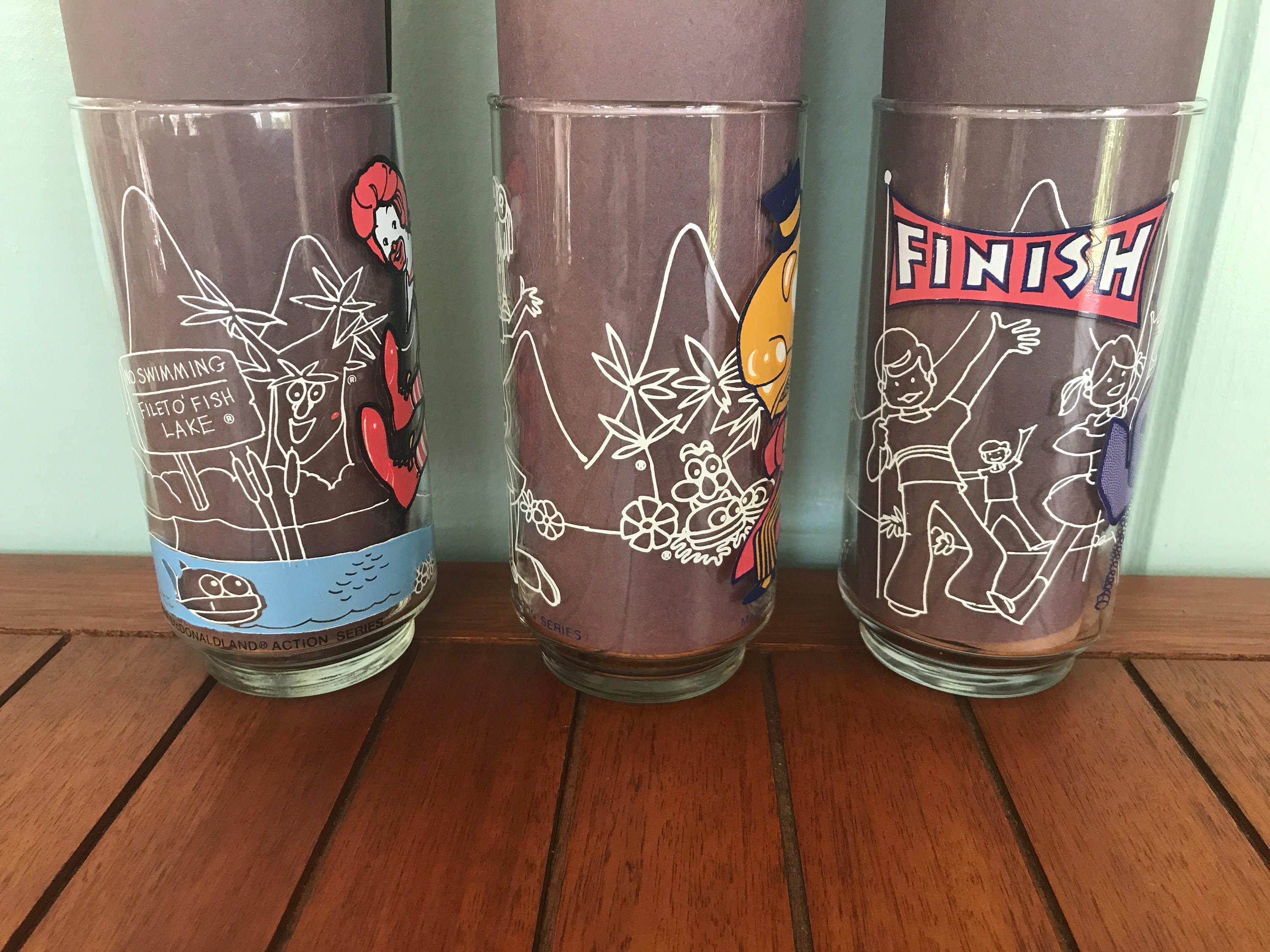 1977 Mcdonald's Action Series Glass - Ronald Mcdonald, Mayor