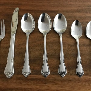 My Rose Betty Crocker Oneida Community Stainless Flatware Spoons