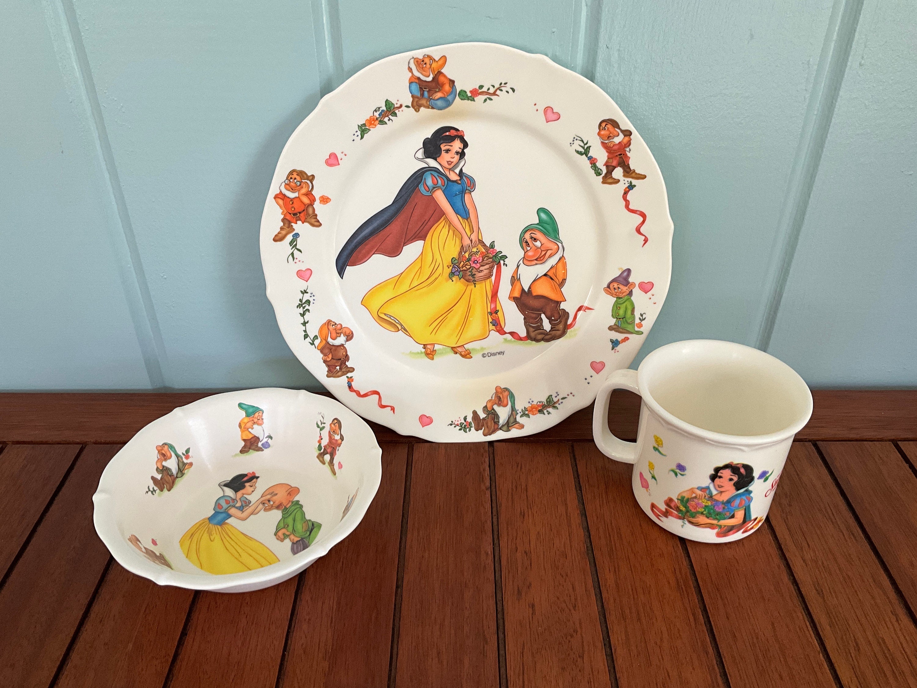 Disney Snow White and the Seven Dwarfs Dish Set Selandia Disney