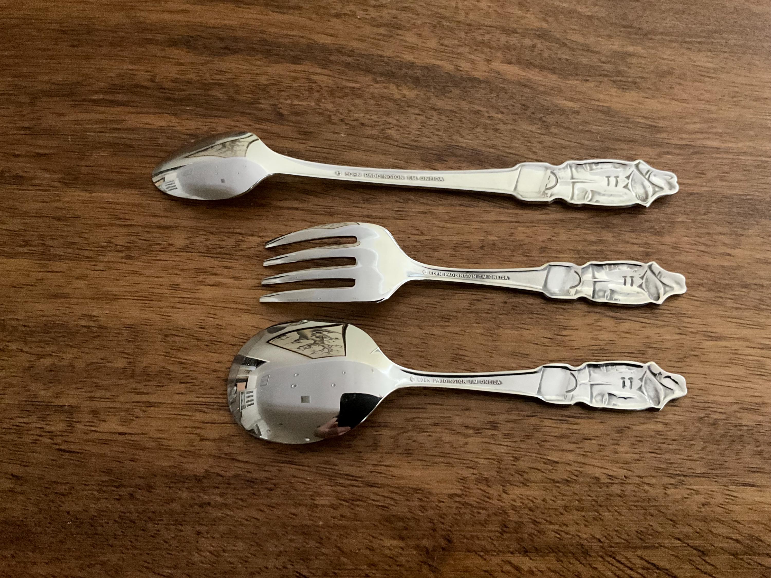 銀製 オネイダ ONEIDA フォーク スターリングシルバー カトラリー Oneida Silver Stainless Paddington Bear Silverware / Flatware