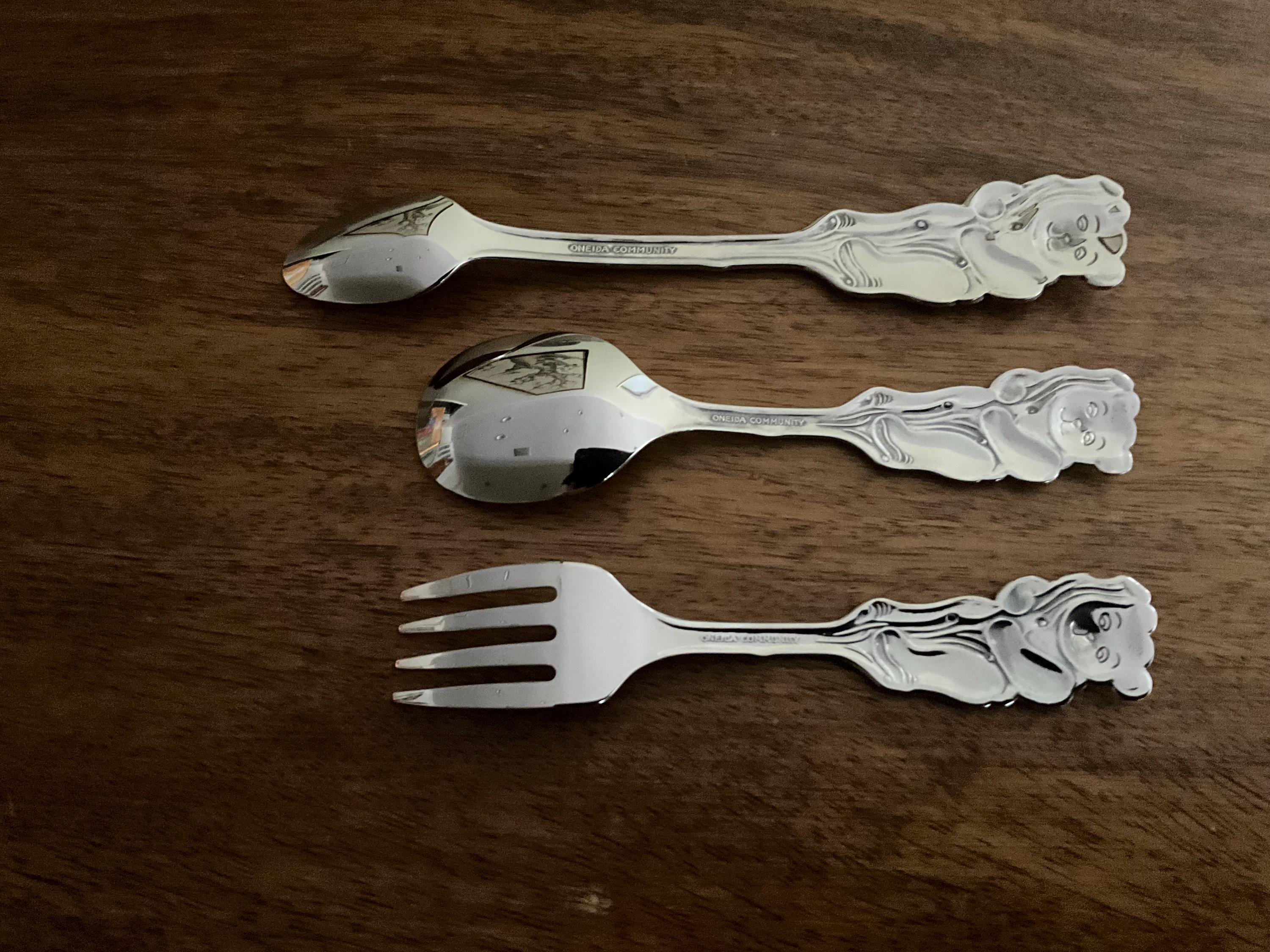 Oneida Silver Community Stainless Silverware / Flatware - Youth