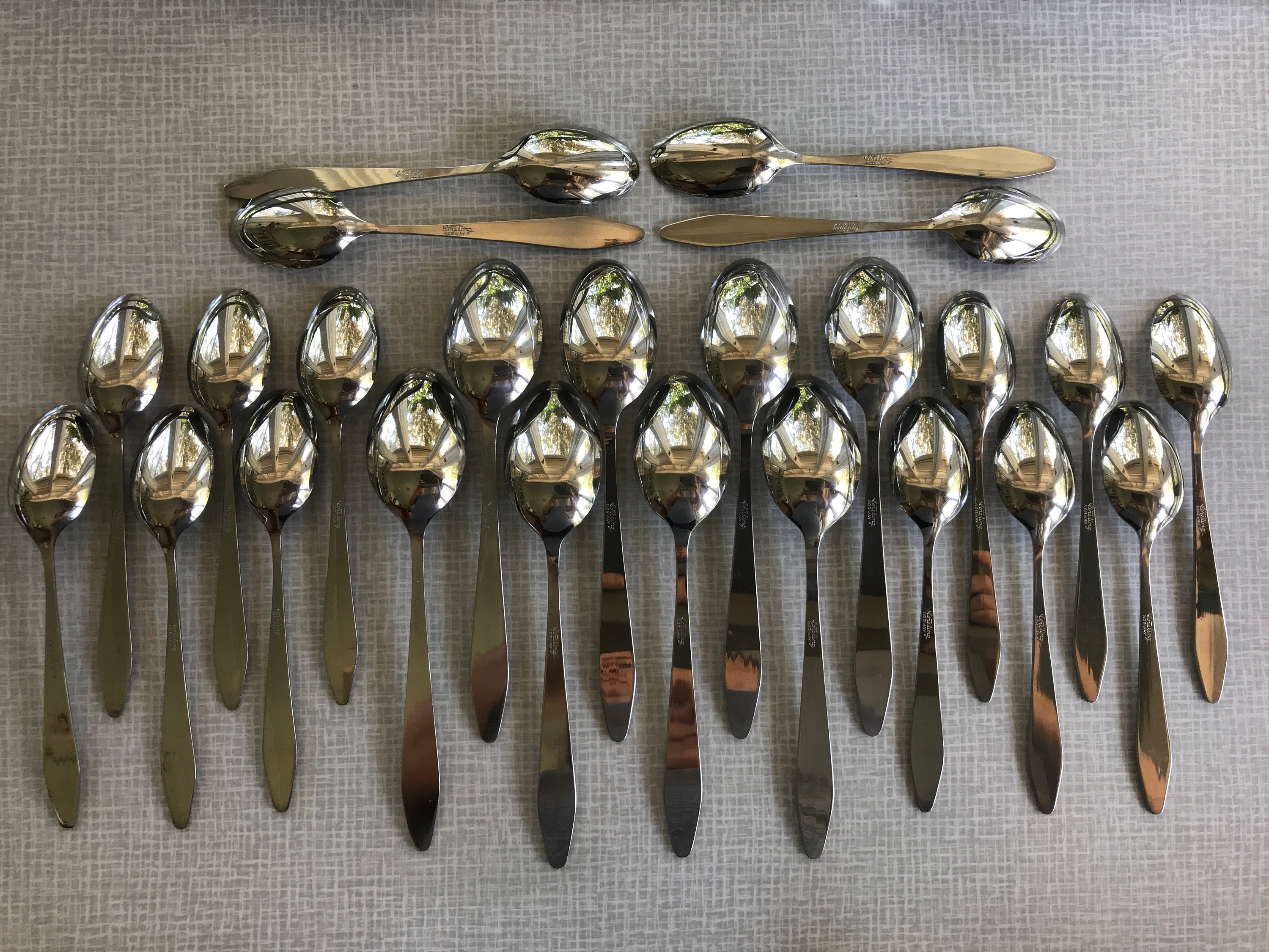 Norstaal社（ノルウェー）の「Inka」シリーズカトラリーセット　中古 Inka by Norstaal Coreling Norway Mid Century Danish Modern