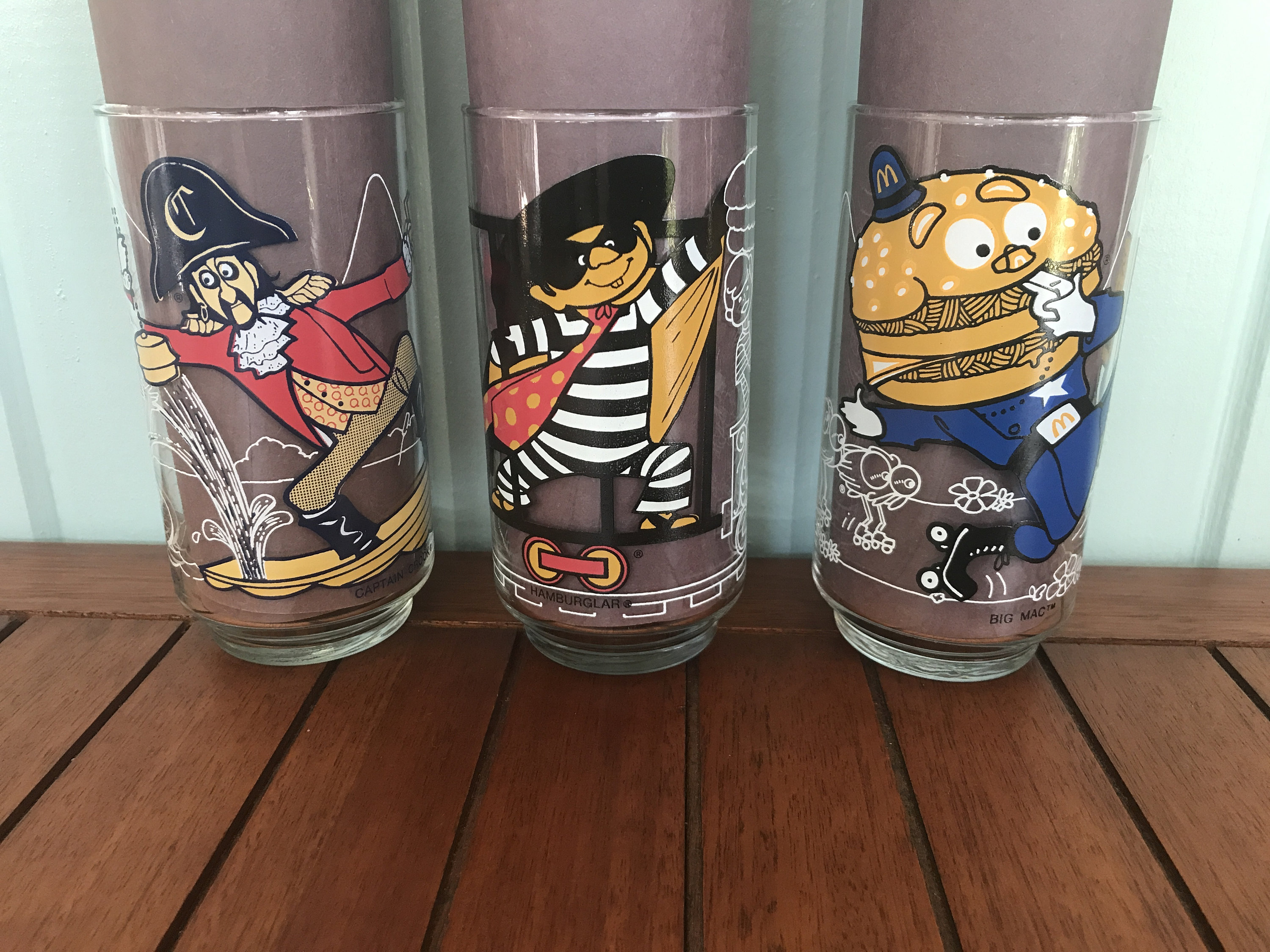 1977 Mcdonald's Action Series Glass - Ronald Mcdonald, Mayor