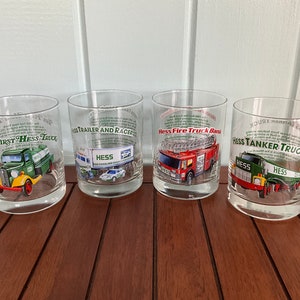 Hess 1996 Classic Truck Series - The First Hess Truck, Hess Trailer and Racer, Hess Fire Truck Bank, Hess Tanker Truck