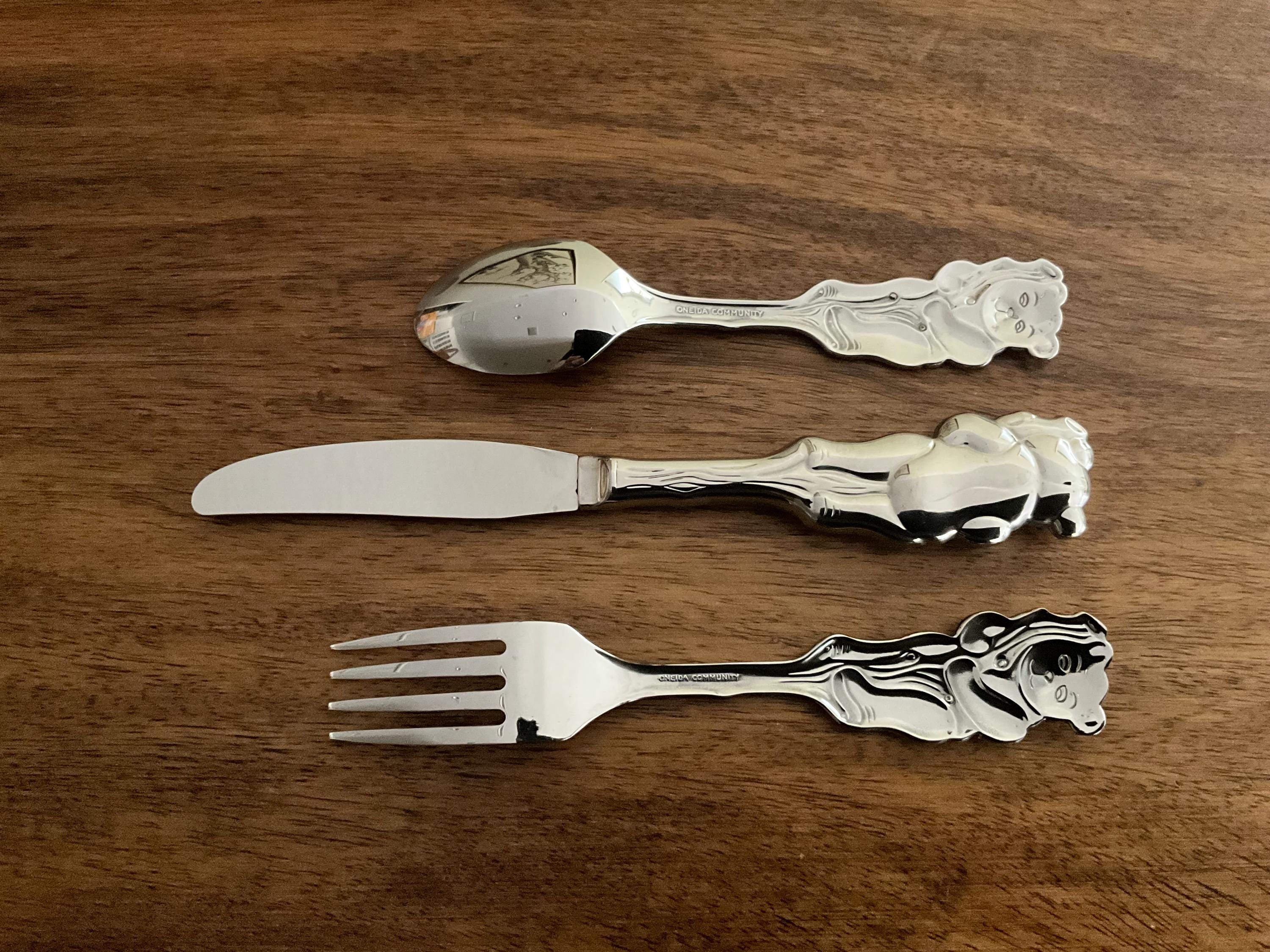 Oneida Silver Community Stainless Silverware / Flatware - Youth