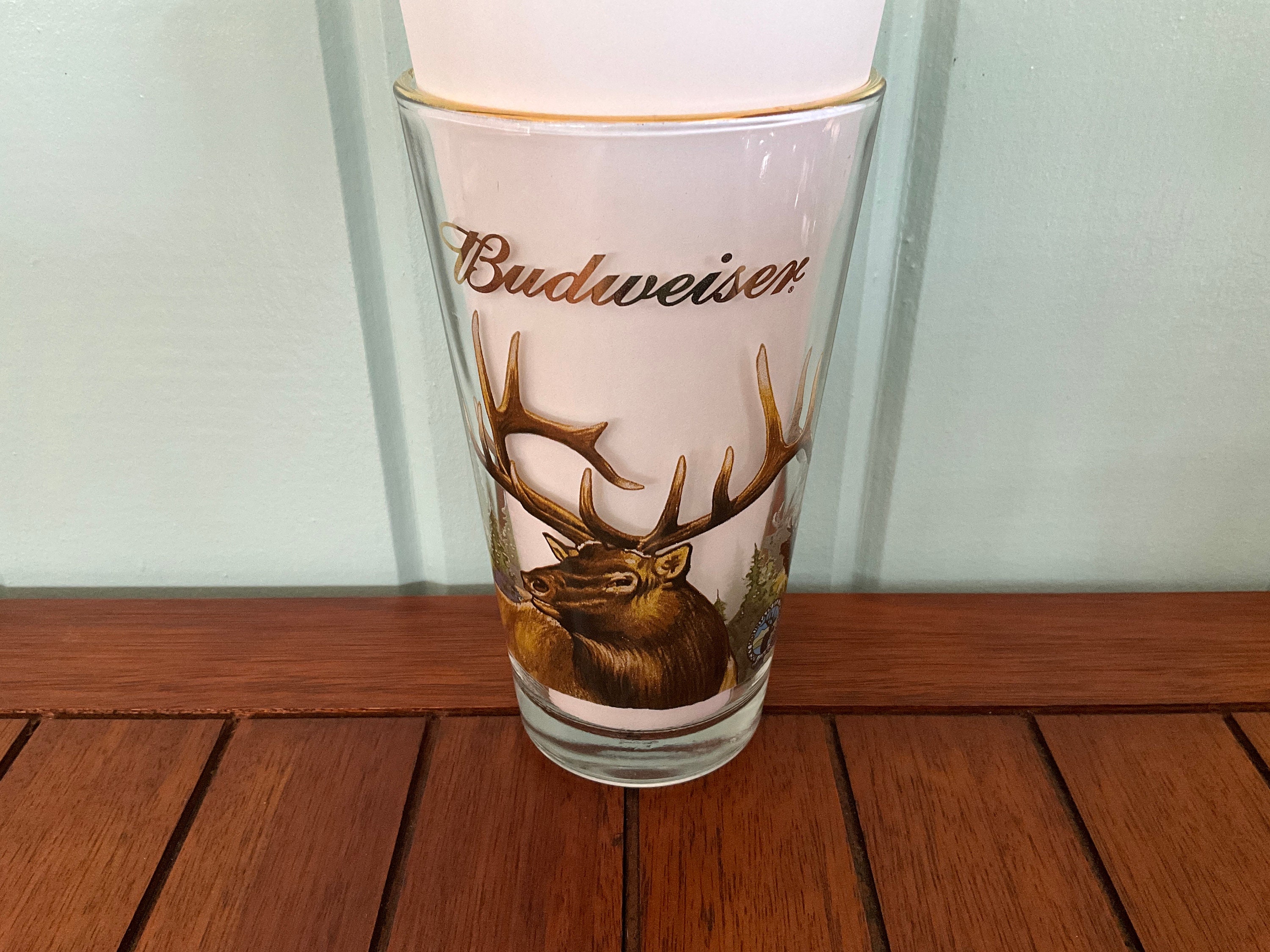 Budweiser Wildlife Glass - Buckmasters, Ducks Unlimited, Rocky