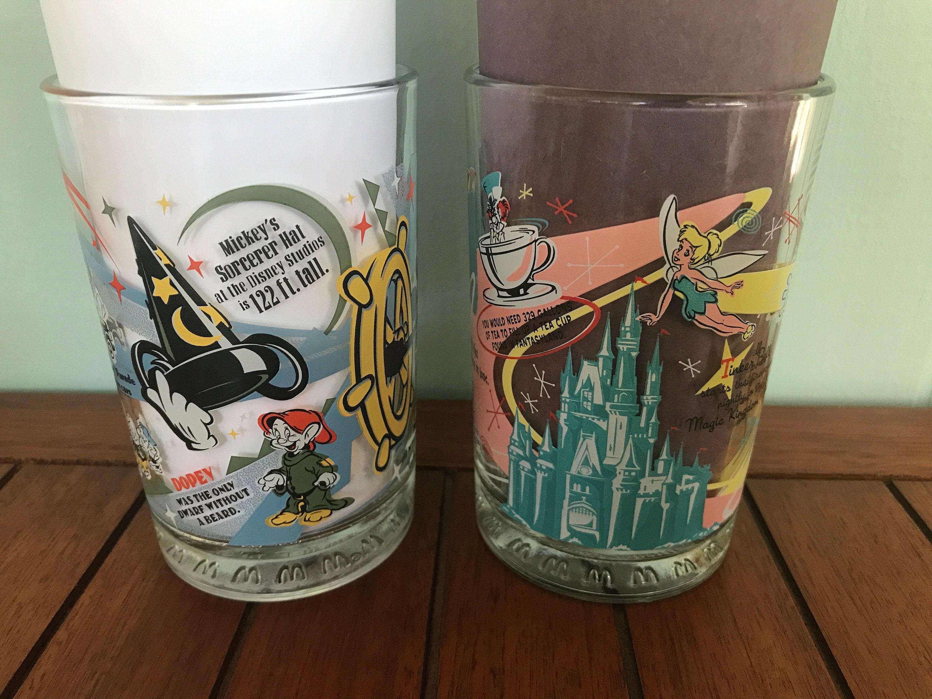 Vintage McDonalds Walt Disney 100 Years of Magic 8 Glass Cups – Shop Cool  Vintage Decor