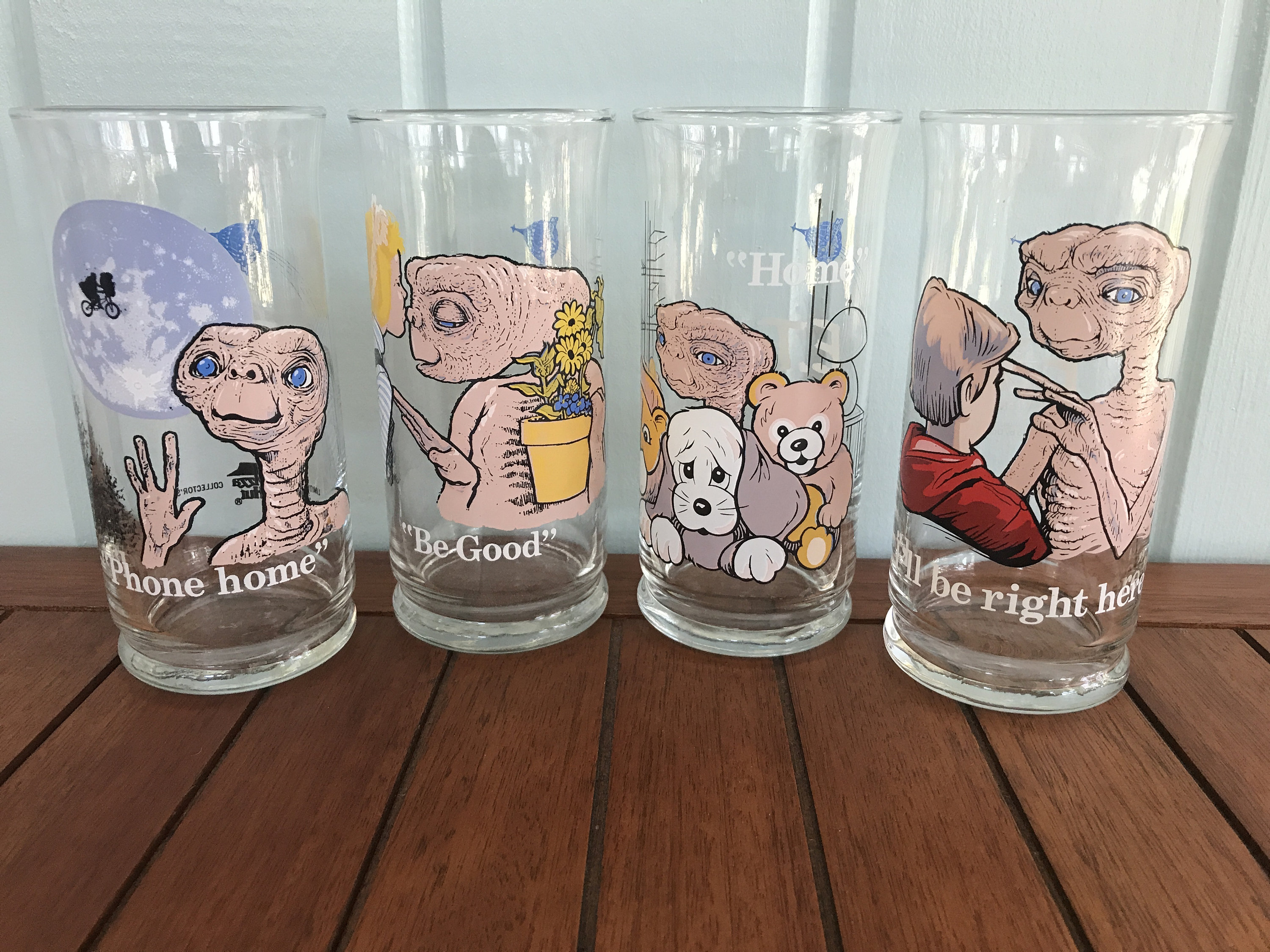 1982 E.T. the Extra-terrestrial Limited Edition Pizza Hut Collector Series  Glass - Phone Home, Be Good, Home, I'll Be Right Here - Etsy