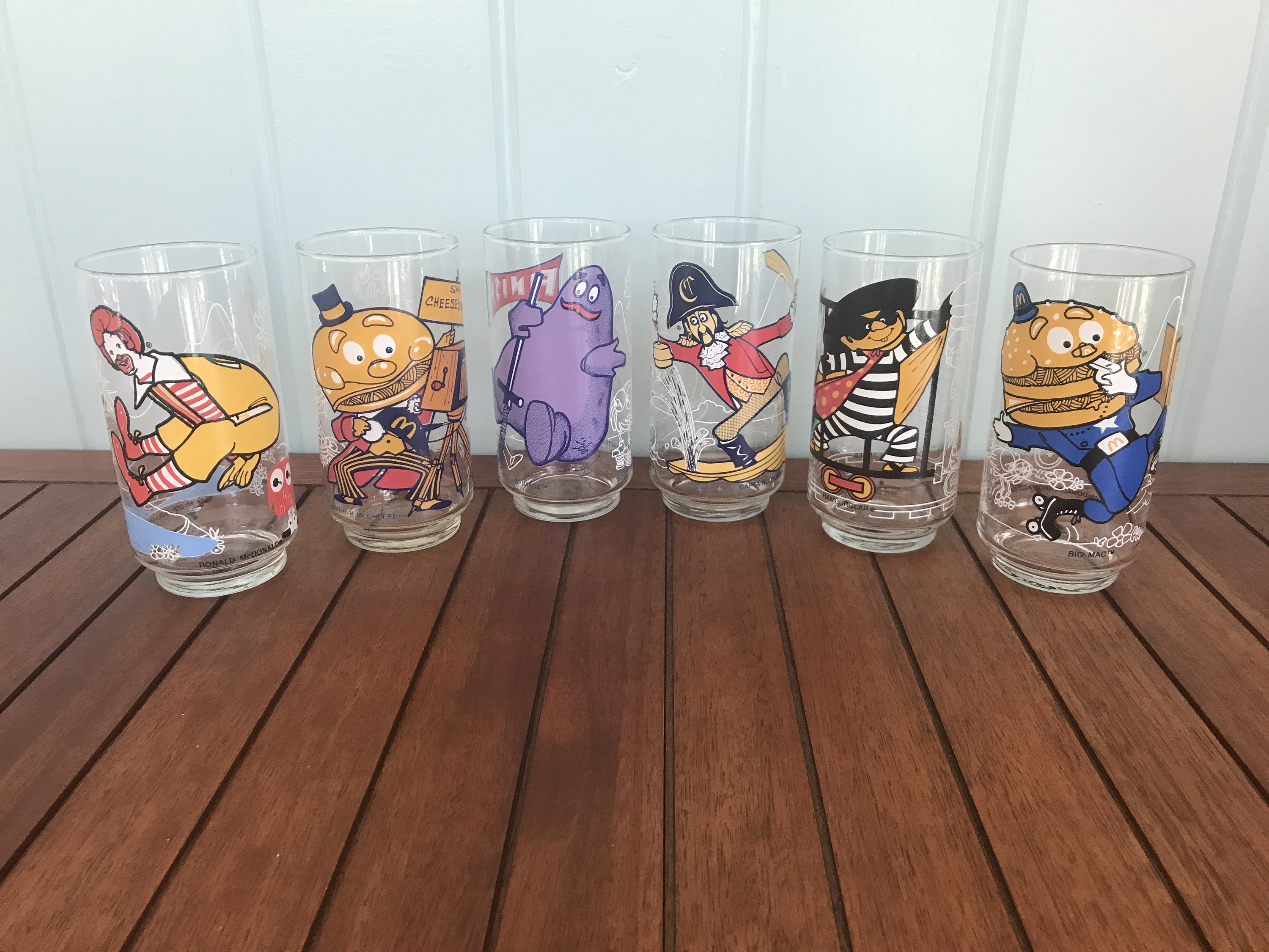 1977 Mcdonald's Action Series Glass - Ronald Mcdonald, Mayor