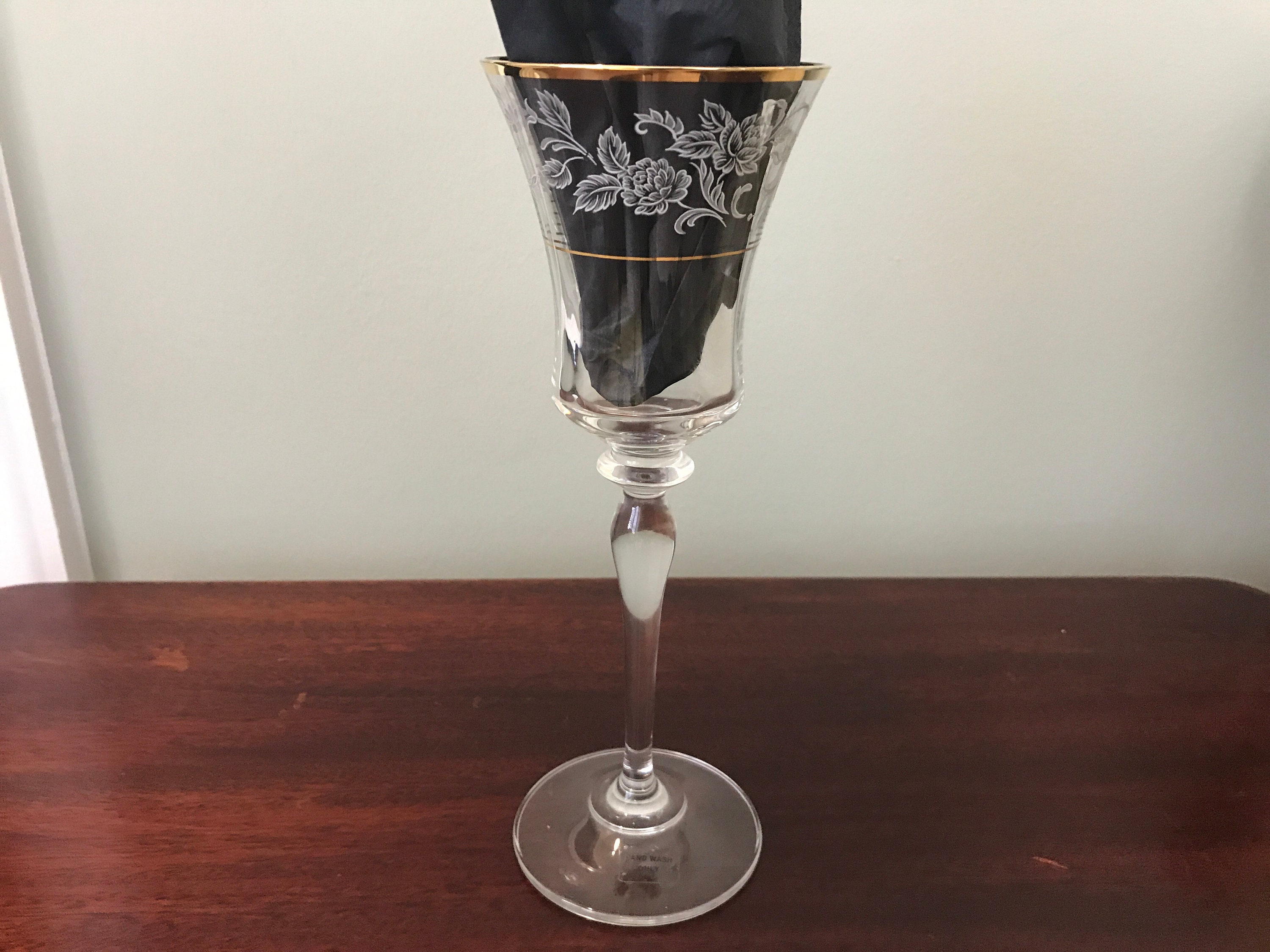 Mikasa Antique Lace Crystal Wine Glass Replacement Glass Etsy