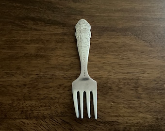 Disney International Silver Wm Rogers and Son Mickey Mouse Silverplate Silverware / Flatware  - Baby Fork