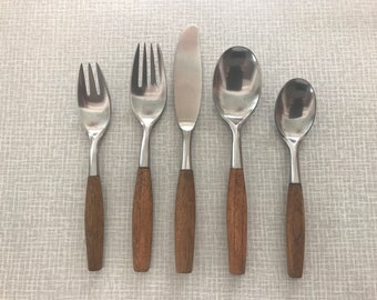Dansk Fjord Germany Dinner Fork Teak Quistgaard Early 4 Ducks
