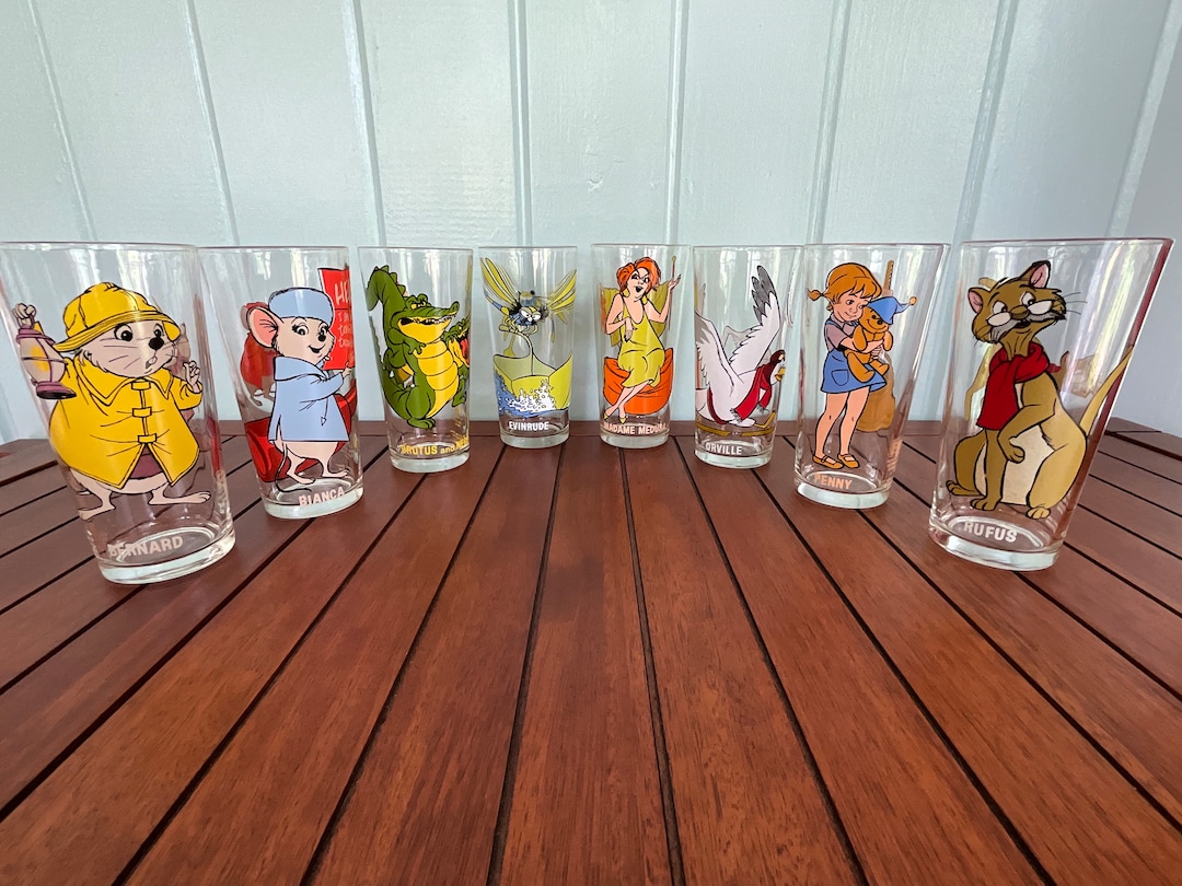 1977 Disney Pepsi Collector Series Glass - the Rescuers - Bernard