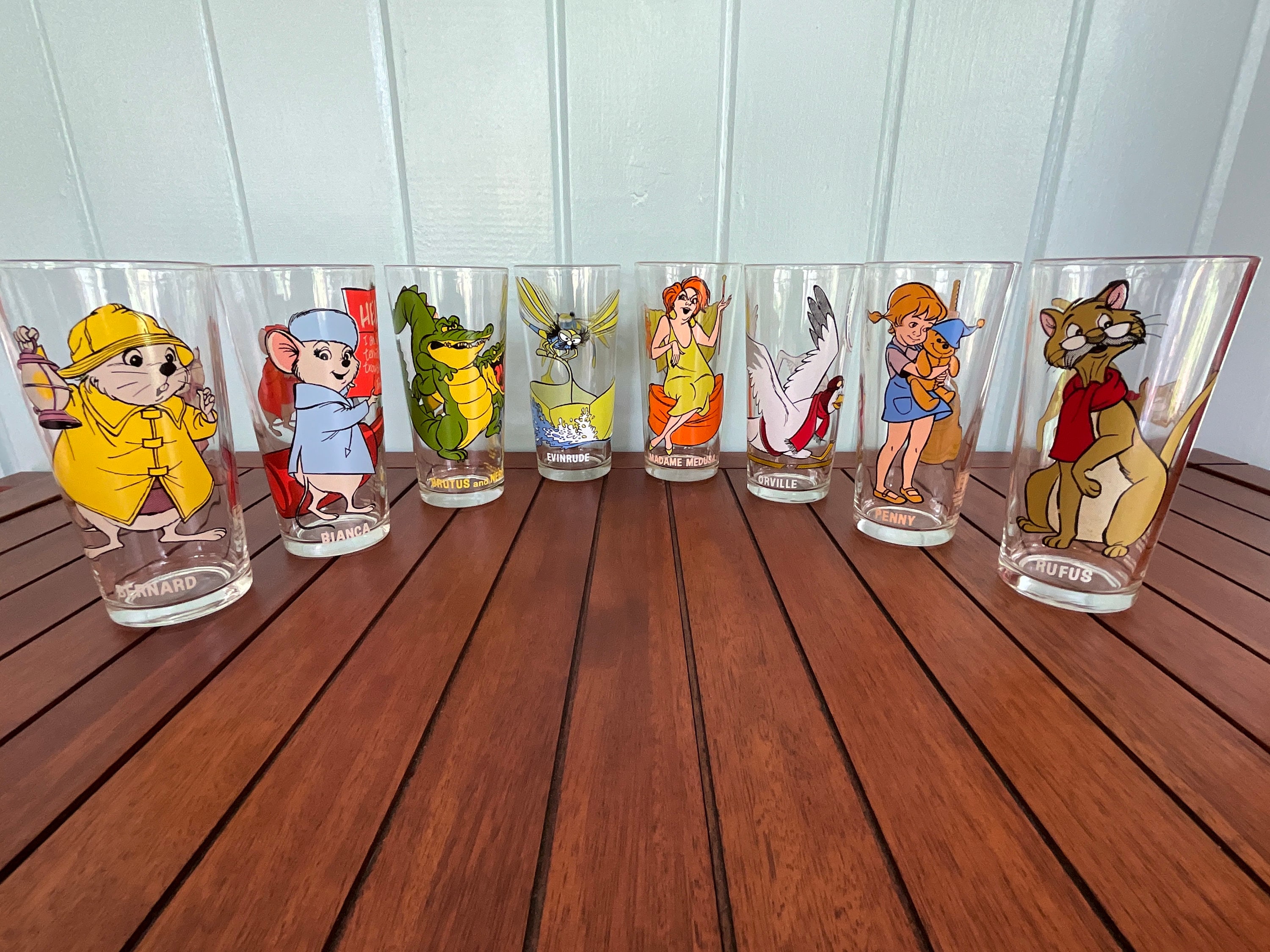 1977 Disney Pepsi Collector Series Glass - the Rescuers - Bernard