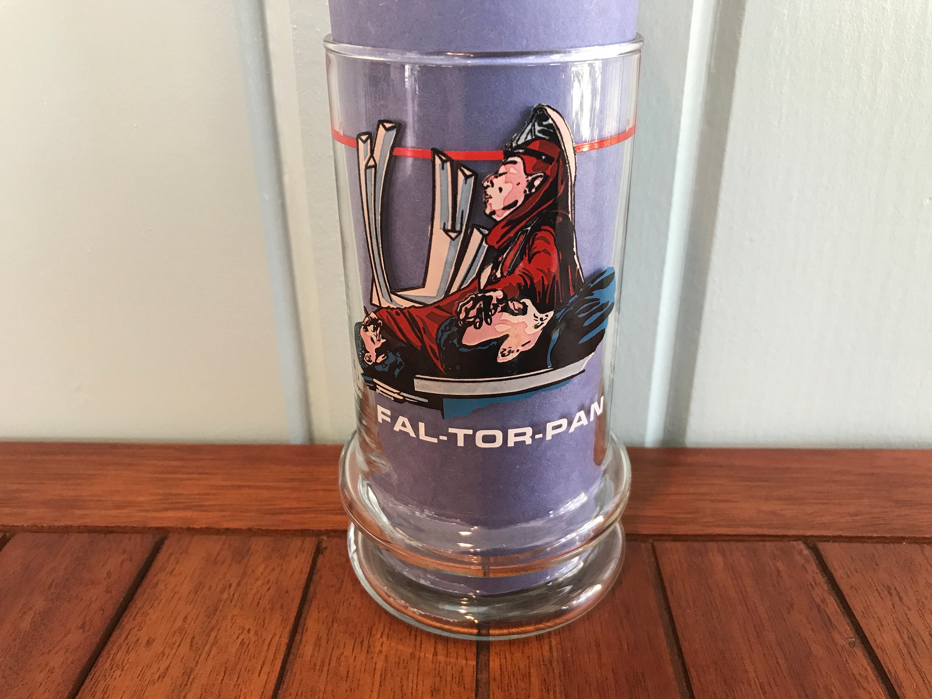 Star Trek III Search For Spock 1984 Taco Bell Glass Collector Cup Tumbler 