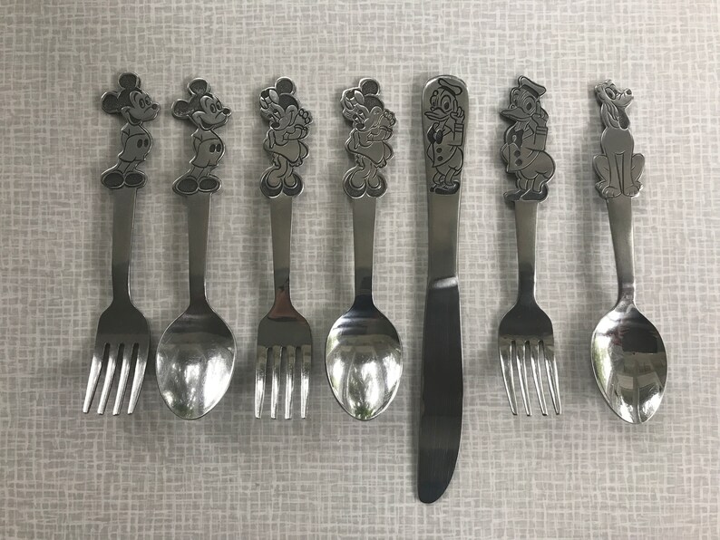One Walt Disney Stainless Steel Youth Silverware / Flatware Etsy