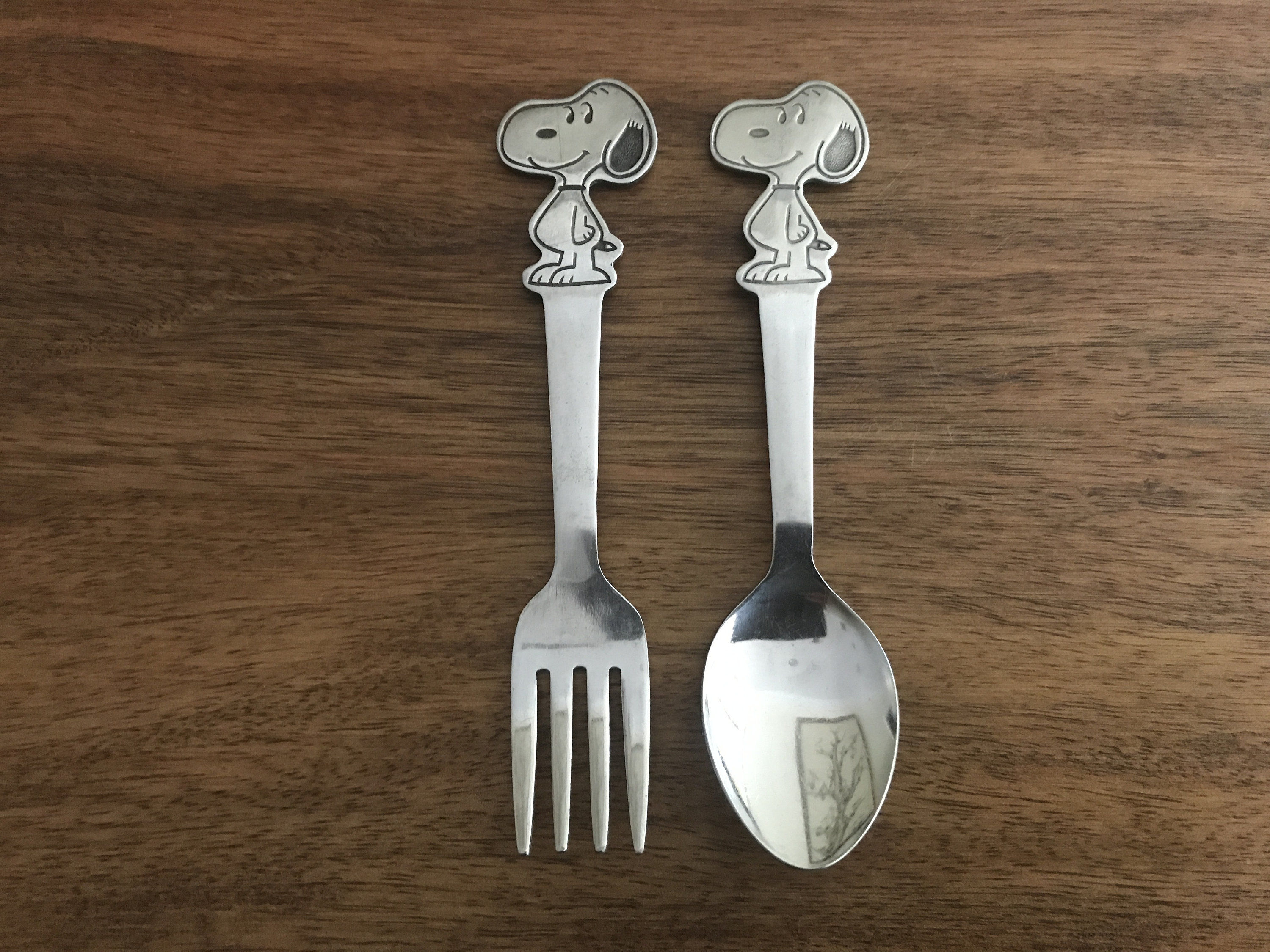 Peanuts Snoopy Stainless Steel Youth Silverware / Flatware Set