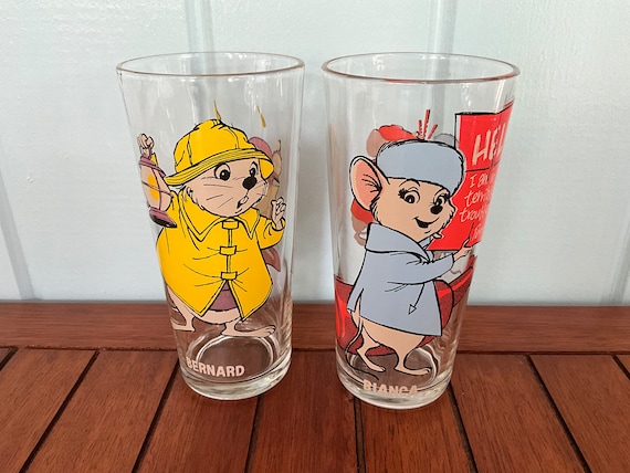 1977 Disney Pepsi Collector Series Glass - the Rescuers - Bernard
