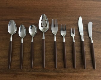 One Mid Century American Tempo Stainless Silverware / Flatware - Replacement Pieces