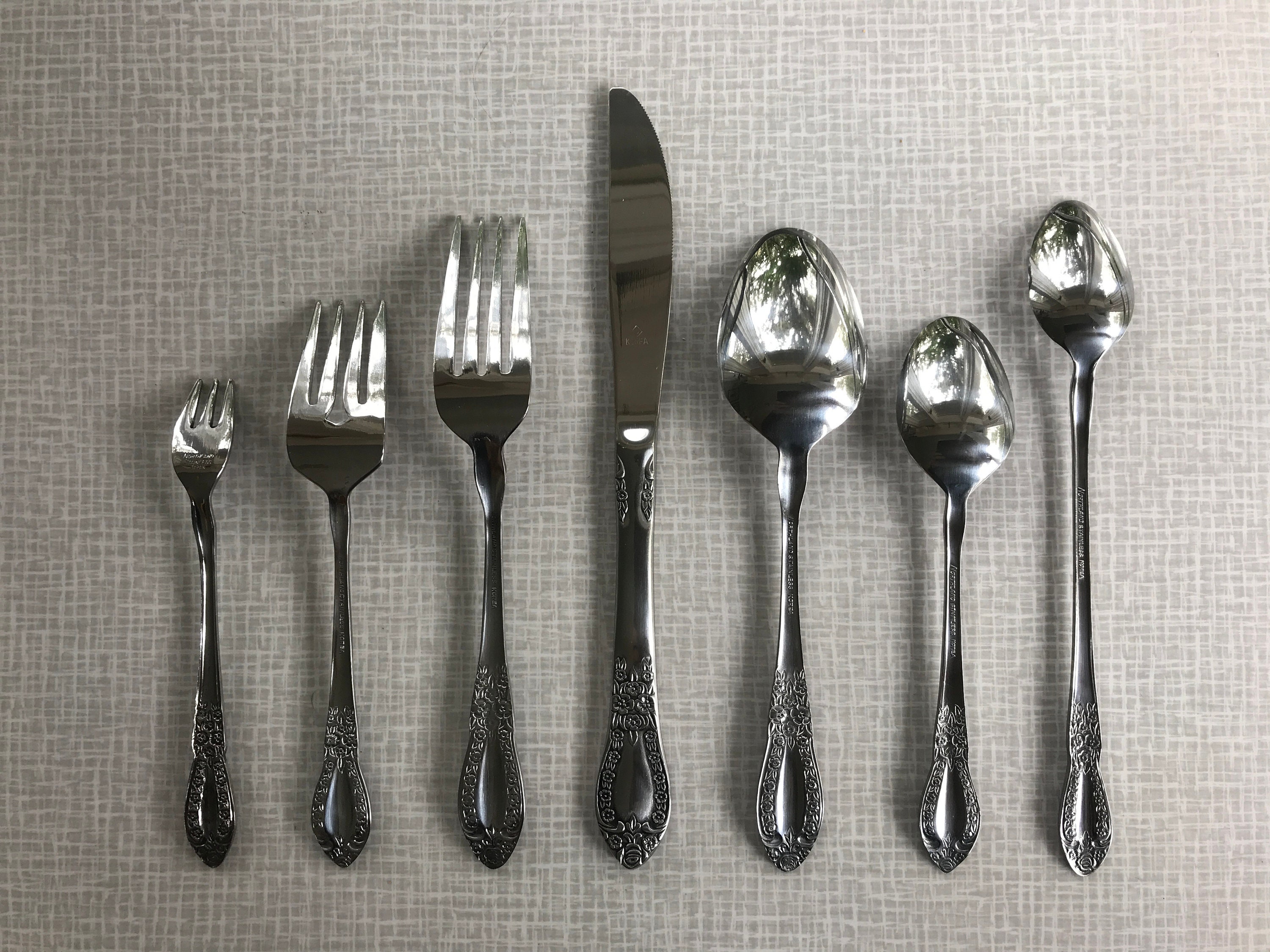 Northland Stainless Oneida Silversmiths Flatware / Silverware Etsy